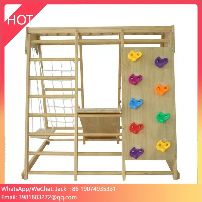 Kids Outdoor Jungle Gym With Slide - 2025Оптовая продажа, оборудование для спортзала в