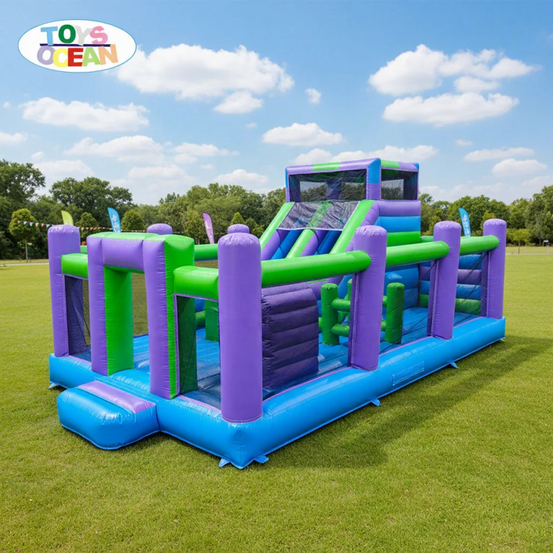 Kids Outdoor Playground - Надувная коммерческая игровая площадка-полоса препятствий для