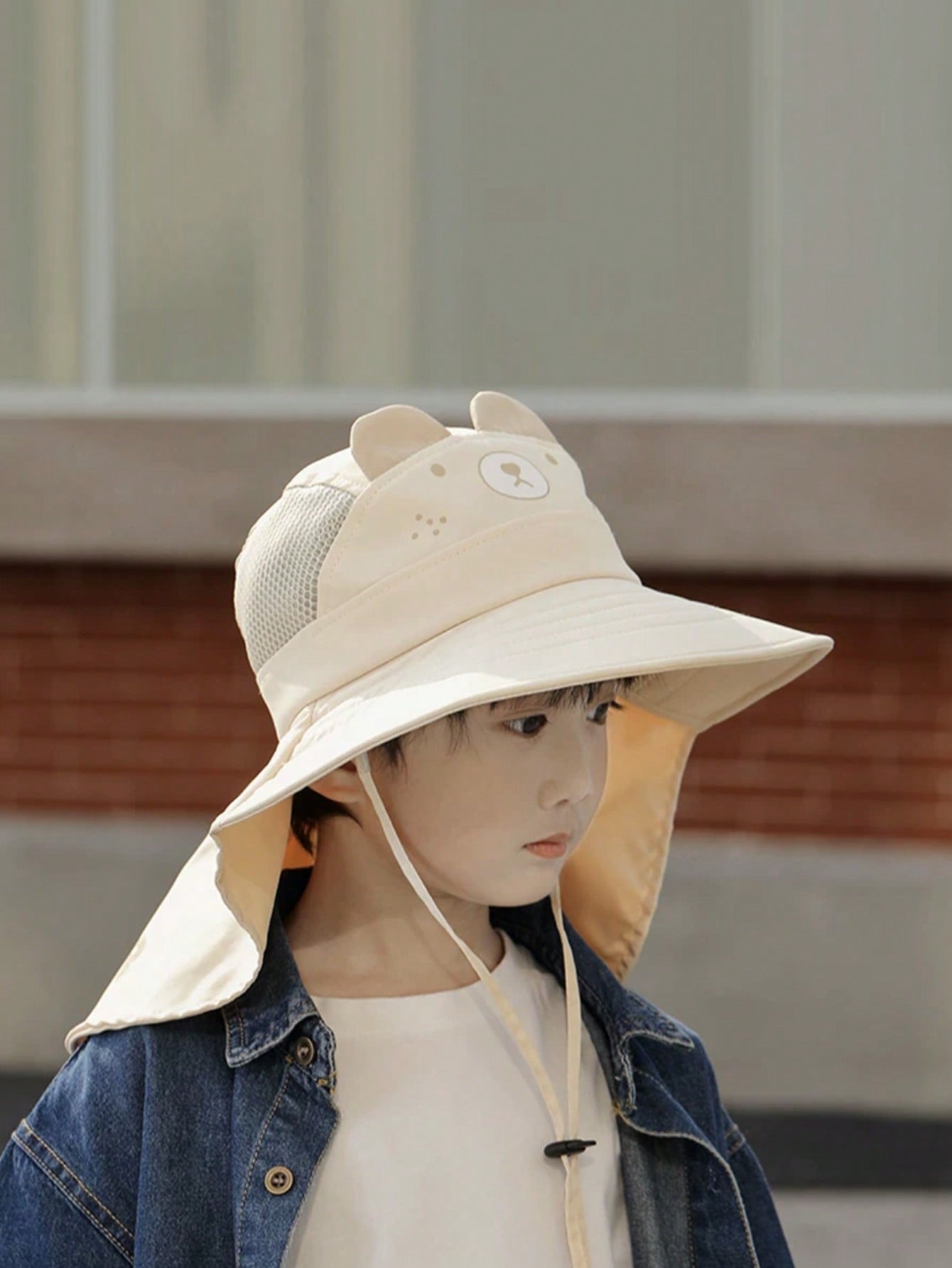 Kids Outdoor Hat - 1 шт. Детская панама с мультяшным