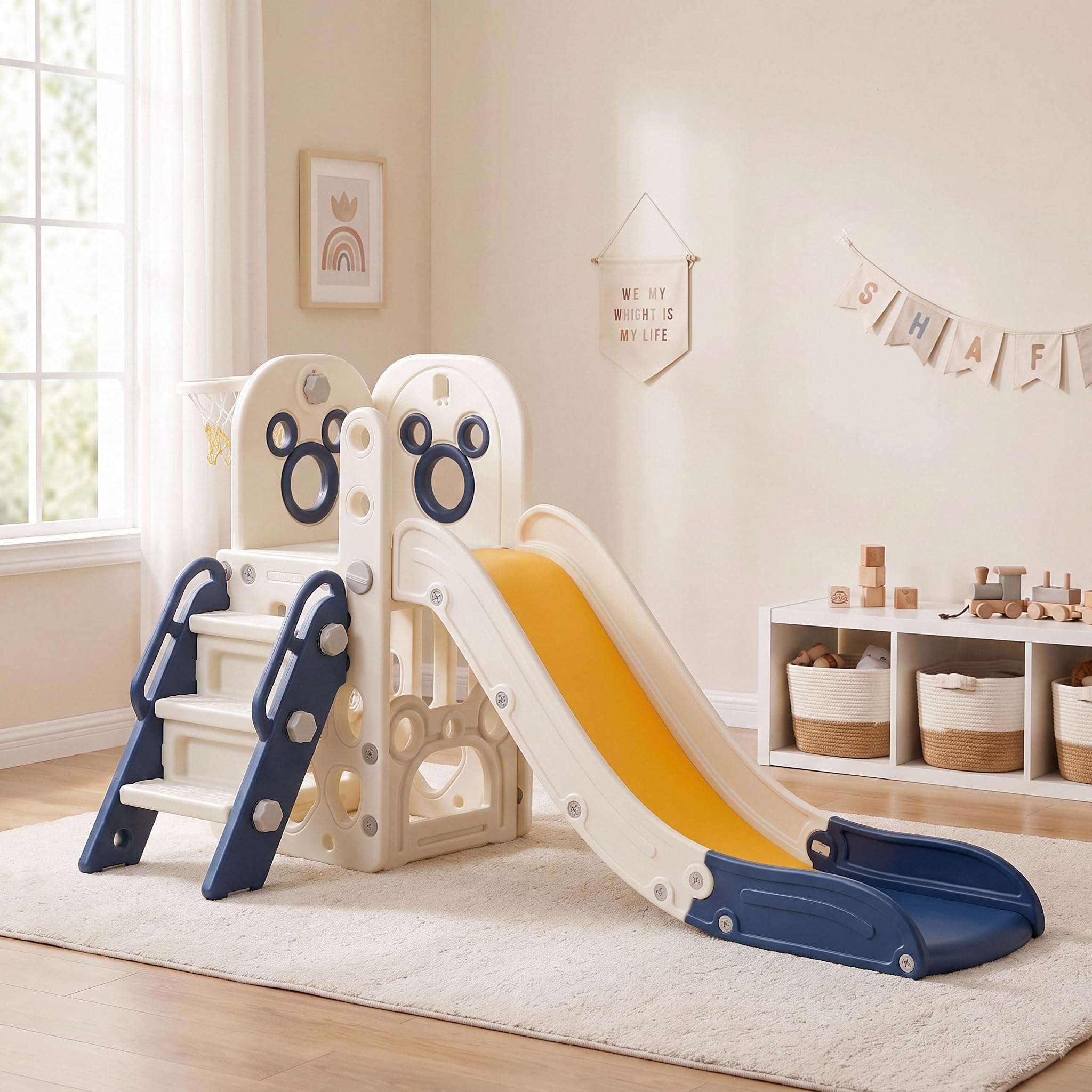 Kids Outdoor Playground - Игровой комплекс 6 в 1 для