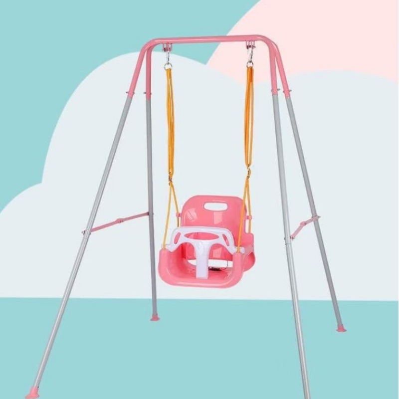 Kids Outdoor Table And Chairs - Детские качели с металлической подставкой, уличные