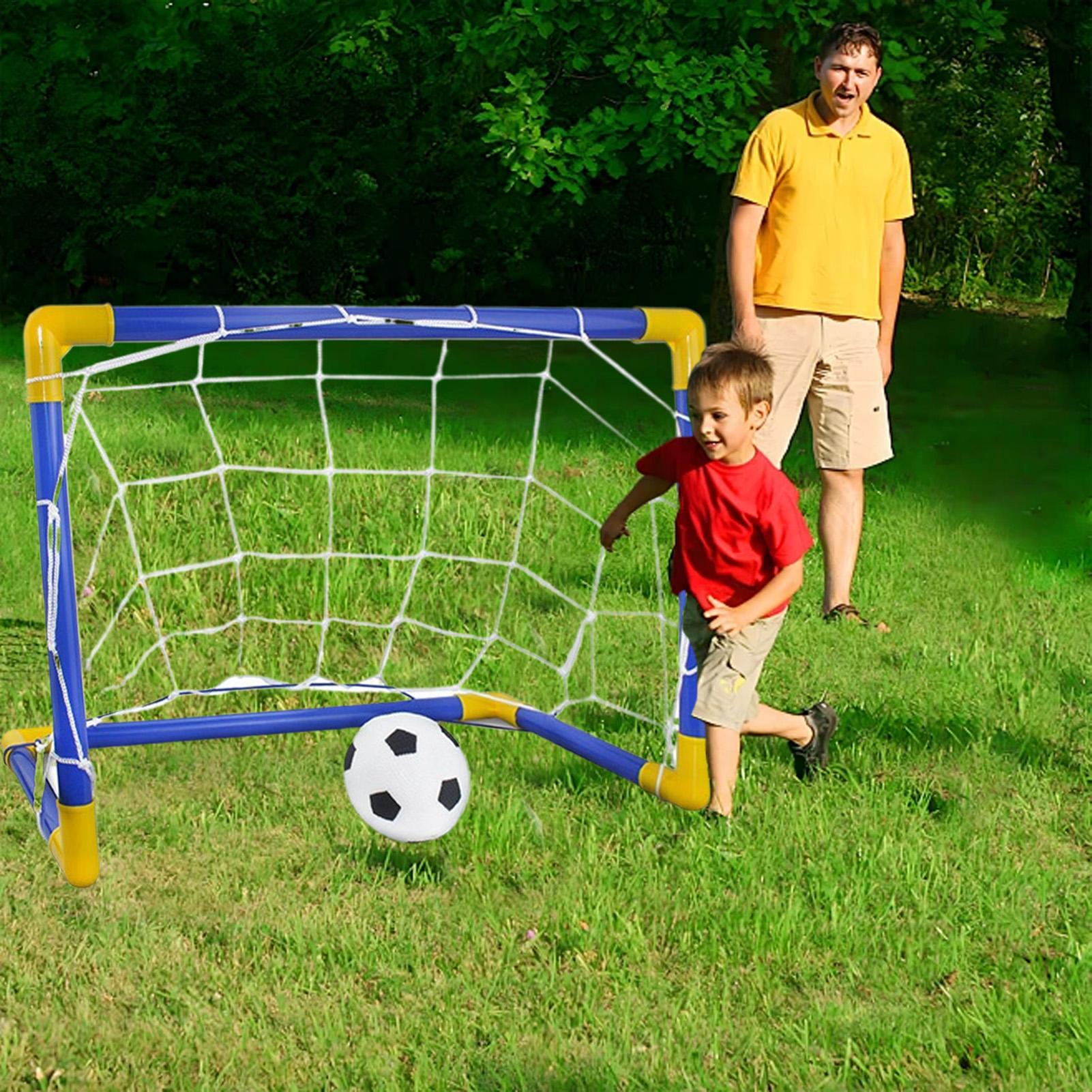 Kids Outdoor Playground - Детская футбольная сетка, портативная, устойчивая к