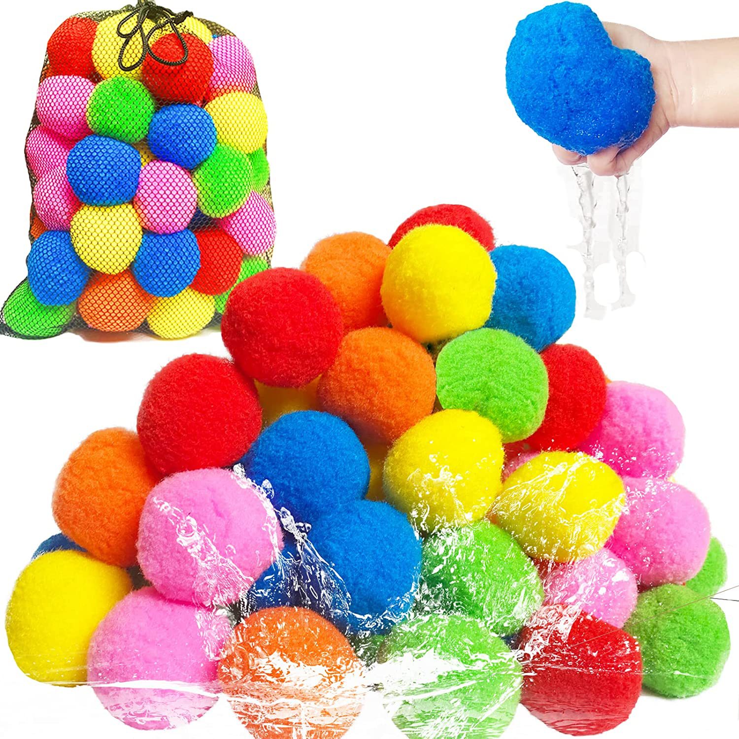 Kids Outdoor Water Toys - 12/30/60 шт. многоразовые воздушные шары с
