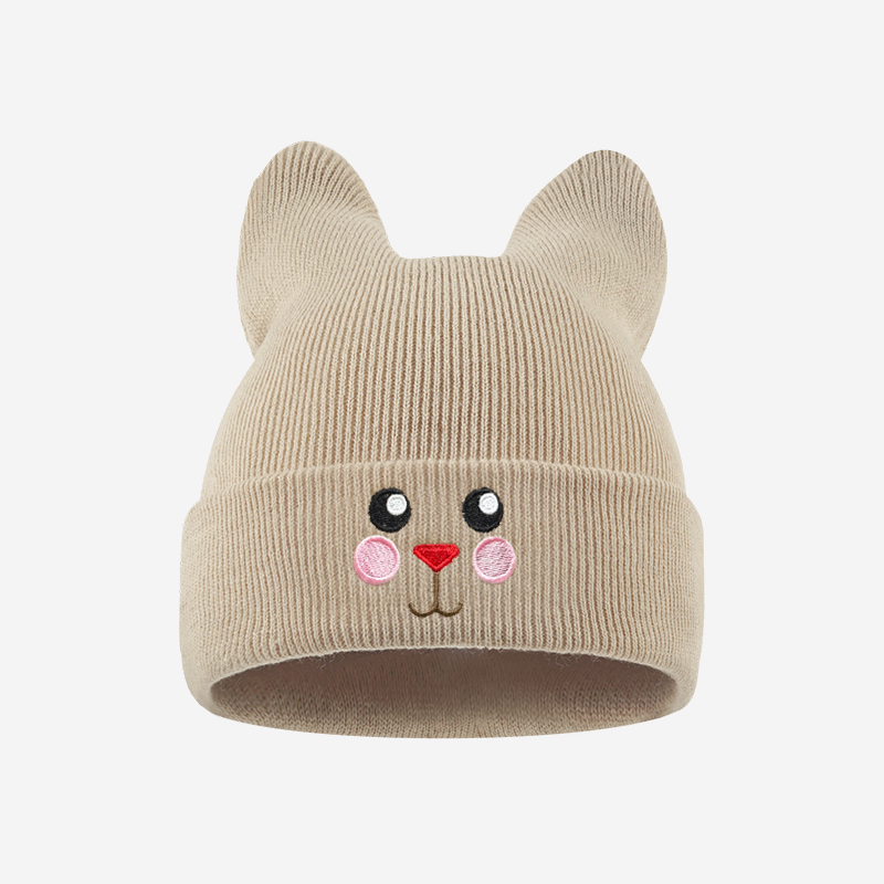 Kids Outdoor Hat - Мягкая детская шапка с ушками кошки,