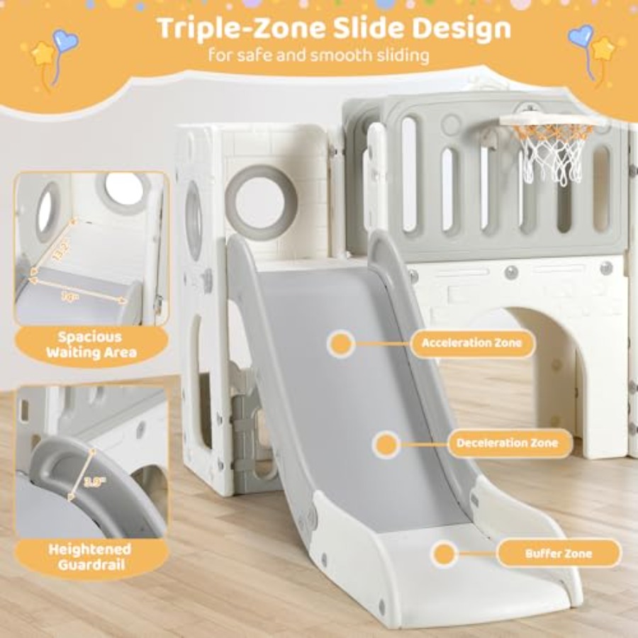 Игровой комплекс 9 в 1 для мал – обзор и цена Kids Outdoor Playground