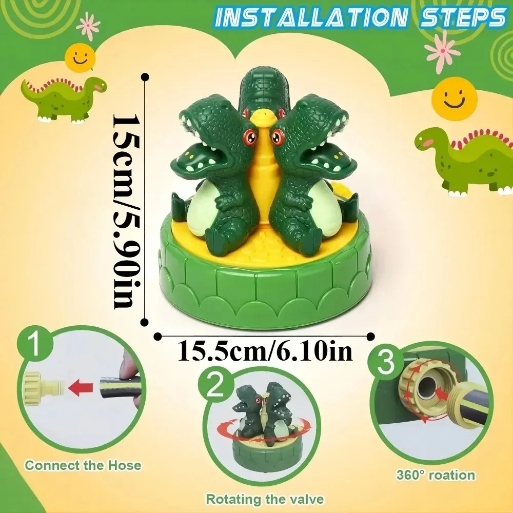 Детский водный динозавр-распыл – обзор и цена Kids Outdoor Garden Toys