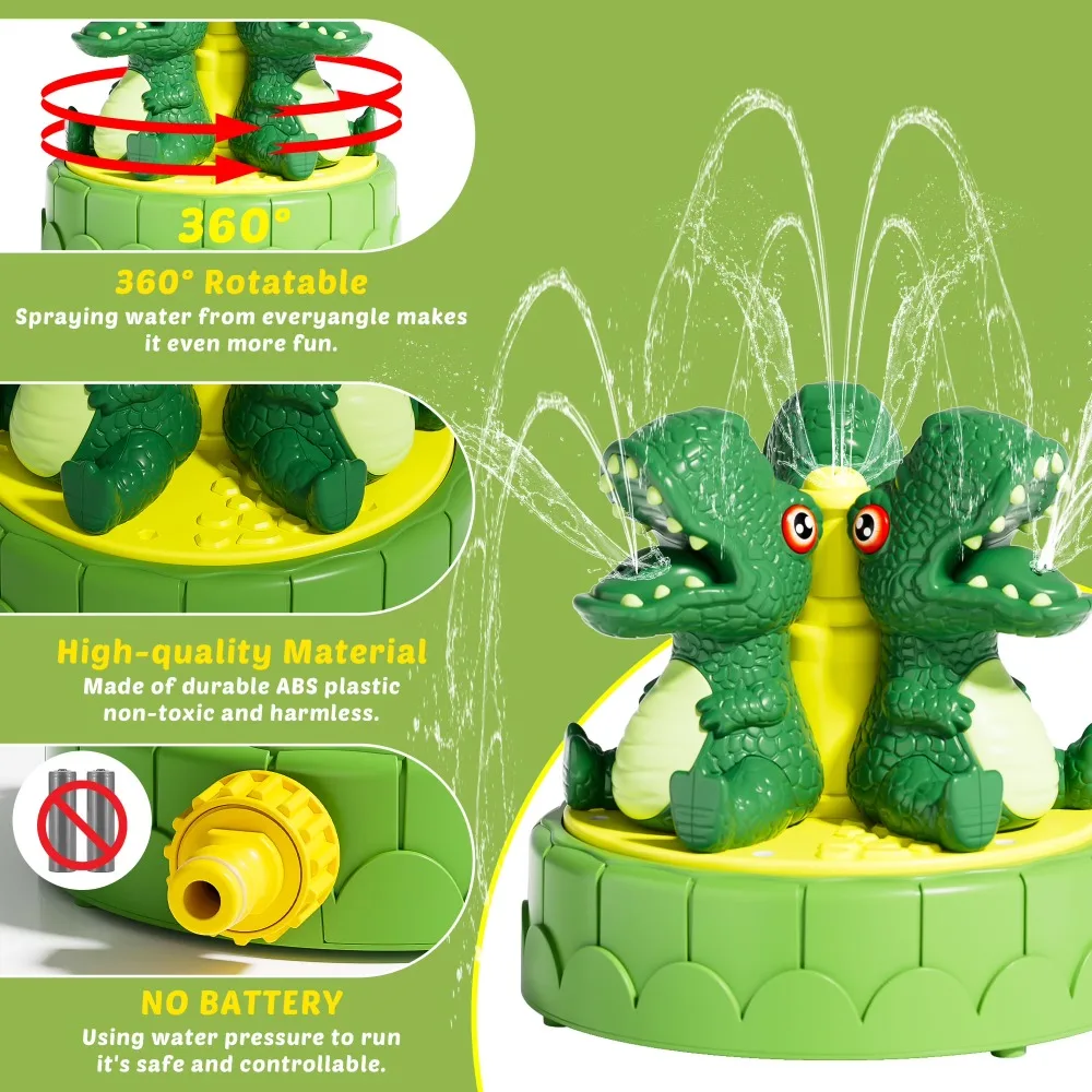 Детский водный динозавр-распыл – обзор и цена Kids Outdoor Garden Toys