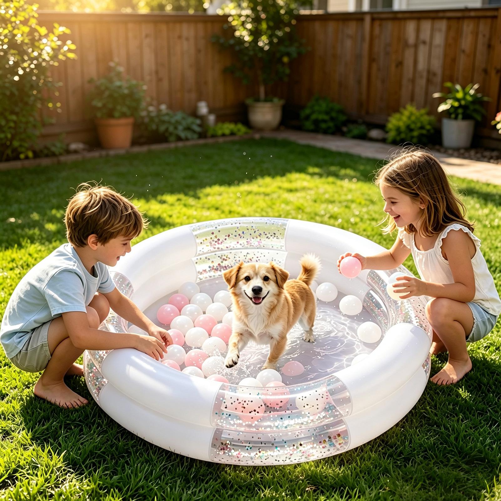 Детский надувной мини-бассейн  – обзор и цена Kids Outdoor Garden Toys