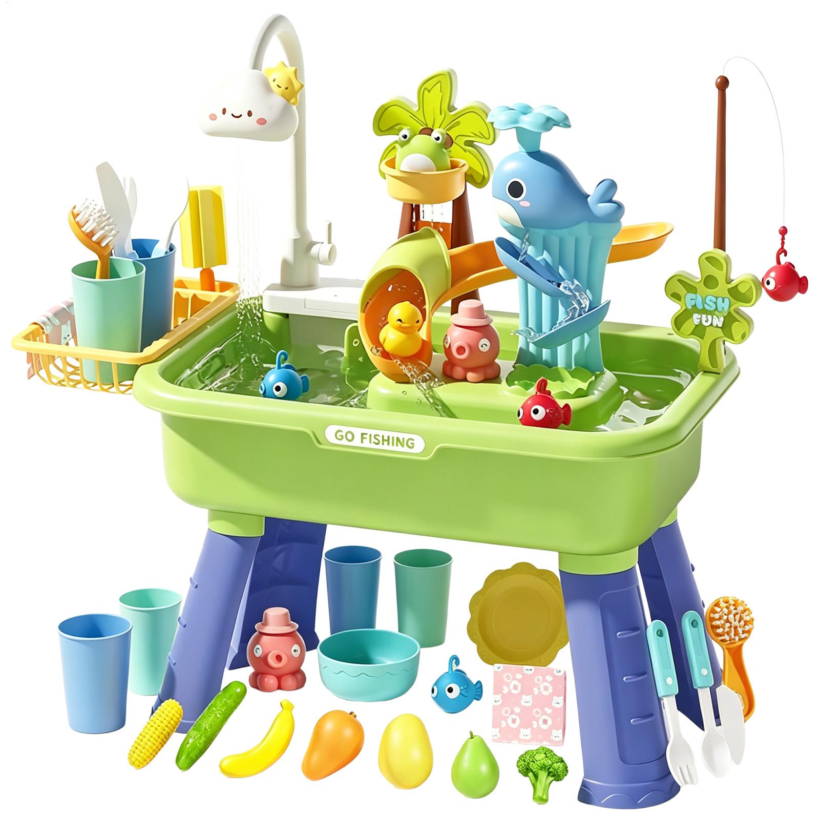 Детский водный стол с насосом, – обзор и цена Kids Outdoor Water Play Table
