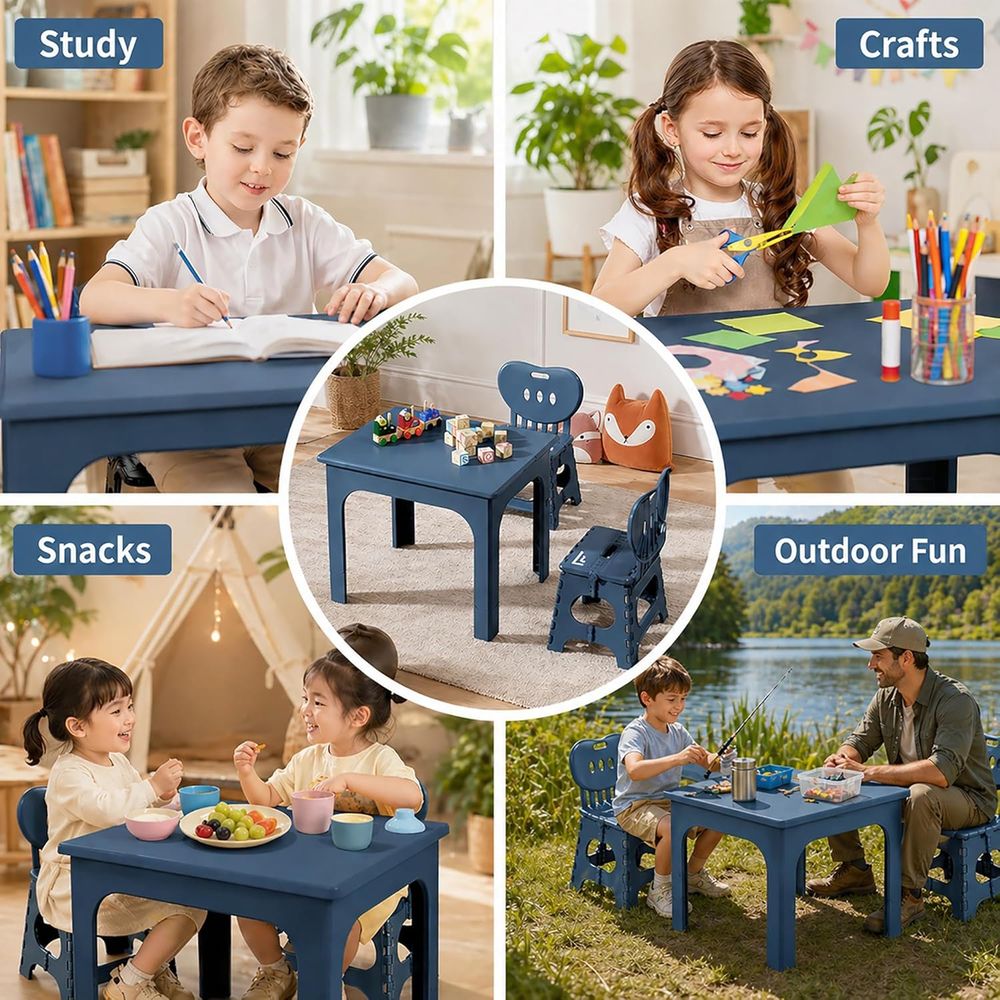 Складной комплект стола и стул – обзор и цена Kids Outdoor Table And Chairs