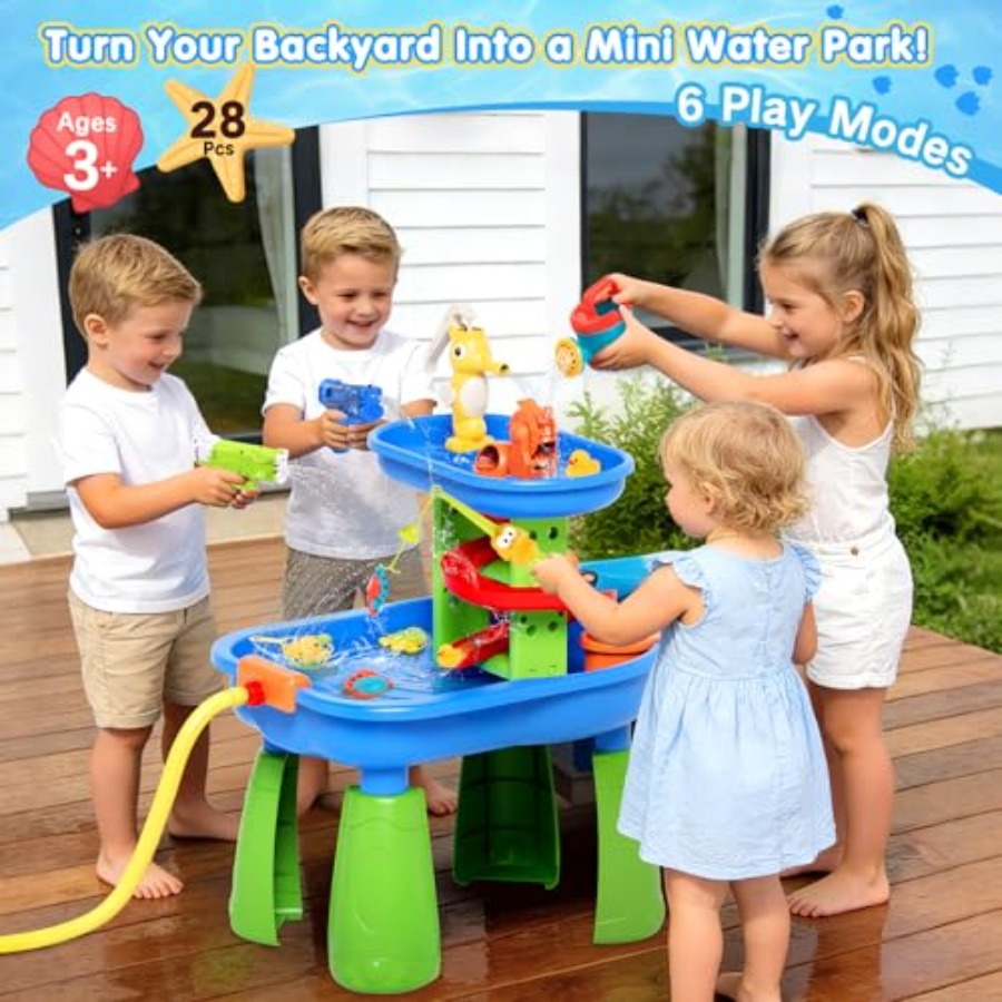 Детский водный столик для улиц – обзор и цена Kids Outdoor Water Play Table