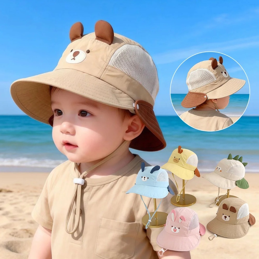 Милая детская пляжная шляпа с  – обзор и цена Kids Outdoor Hat