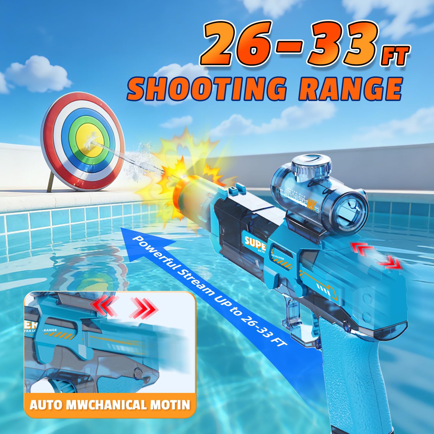 Электрический водяной пистолет – обзор и цена Water Gun Soaker