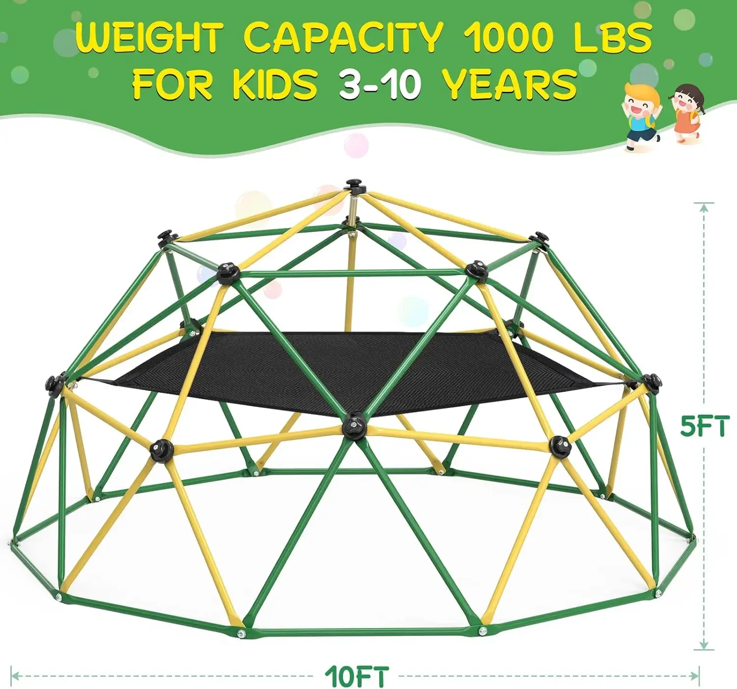 Купол для лазания GIKPAL, 10-ф – обзор и цена Kids Outdoor Dome Climber