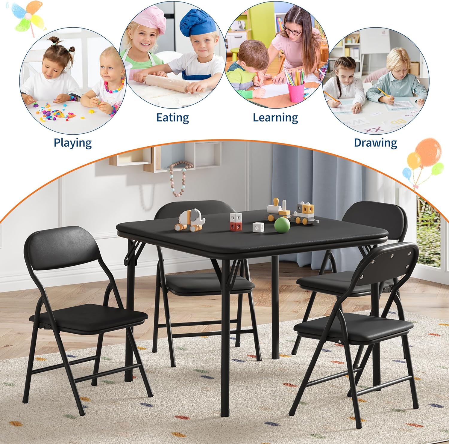 Набор из 5 предметов: детский  – обзор и цена Kids Outdoor Table And Chairs